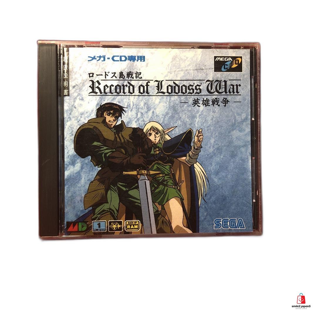 RECORD OF LODOSS WAR Sega Mega CD Japan Import Used