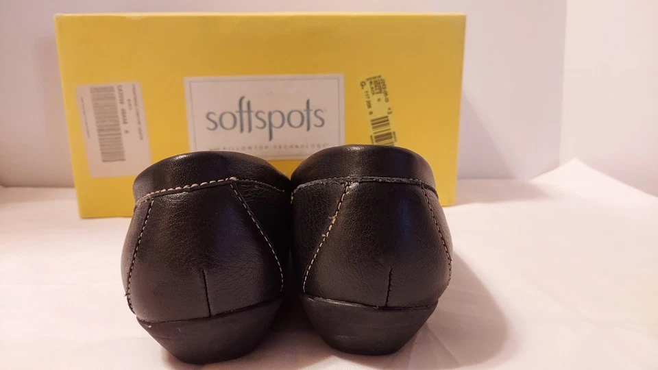 Mocasines Softspots para mujer con tecnología Pillowtop talla 8 negros Foto 3 de 4
