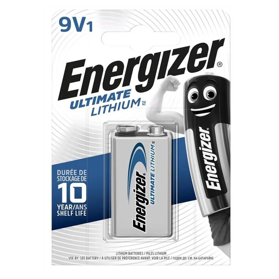 [332872] Energizer Blister de 1 Pile Ultimate Lithium L522 E-BLOCK 9V - Photo 1/1