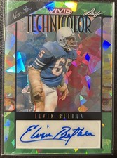 2024 Leaf Vivid Elvin Bethea Technicolor Auto /4 Cracked ICE HOUSTON OILERS