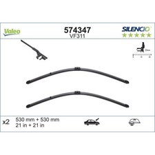 574347 VALEO Wischblatt SILENCIO FLAT BLADE SET