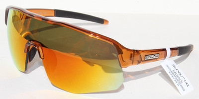 SUNCLOUD Cadence POLARIZED Sunglasses Crystal Amber/Red Mirror NEW Smith $80