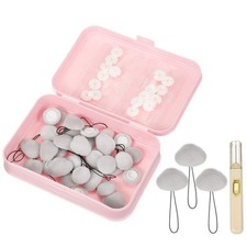16 Pcs Duvet Cover Pins Clips to Hold Comforter Inside, Gray Cloud