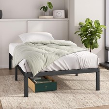 Elias 3ft Single Bed Frame with Storage Space Underneath - (90 x 190 cm) -