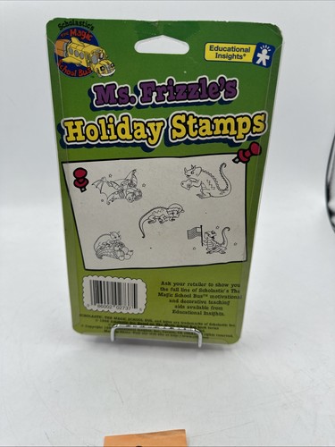 Vintage Magic School Bus Rubber Stamps Factory Sealed NOS 1998. - Picture 2 of 4