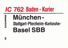 ZLS 44-W 111 = IC 762 Baden-Kurier = München-Basel SBB