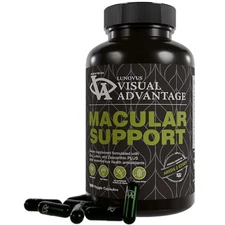 Visual Advantage Macular Support Formula for Eye Health - 180 Count - Based o...