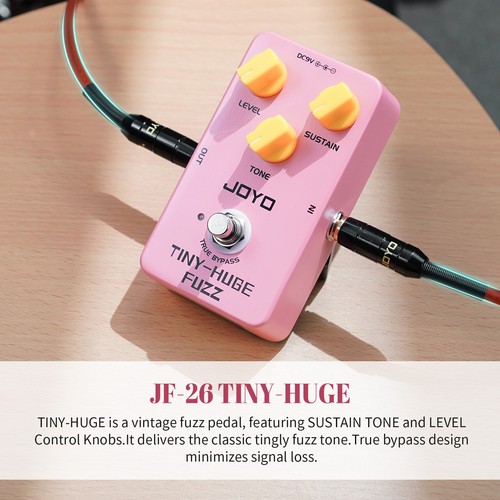 Joyo Fuzz Pedal Classic Fuzz Tone of '90 Rich Sustain Gitarrenpedal geöffnete Box - Bild 9 von 9
