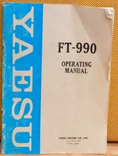 OEM YAESU FT-990 OPERATING MANUAL (INSTRUCTION USER OPERATOR FT-1000D) 