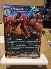 Krookodile ex CRI Sv: Chaos Rising #55/86 Double Rare NM
