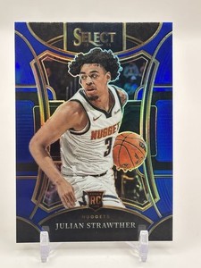 2023-24 Panini Select #318 Julian Strawther Blue Prizms