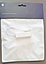 Apple USB 2.0 Ethernet Adapter - White MC704LL/A - Brand New Factory Sealed