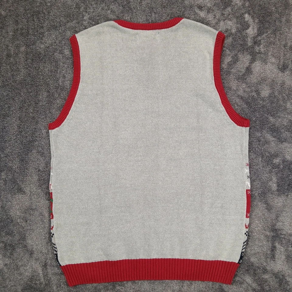 Feo Navidad Suéter Chaleco Adulto XL Cumpleaños Niño Jesús Retro Vacaciones Navidad Nuevo Foto 2 de 4