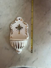 Vintage Kocsis Hungary Porcelain Holy Water Font