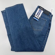 NEW Express Embellished Jeans WOMENS Blue Medium Wash Studs SIZE 10 INSEAM 30"