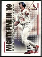 2000 Fleer Impact Mark McGwire Mighty Fine in '99 St. Louis Cardinals #32MF