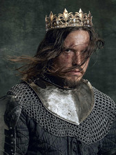 King Crown for Men,Gold Men'S Tiara Prince Diadem,Royal Medieval Cosplay Birt...