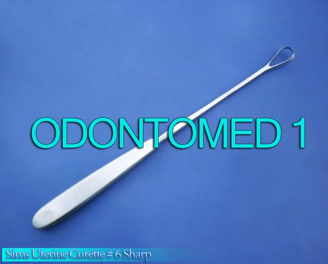 Sims Uterine Curettes 6 Sharp Blade OB/GYN Surgical Instruments eBay