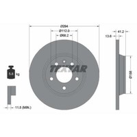 Textar 2X Bremsscheibe Hinten Ø294 Mm Voll FüR Vw Transporter Iv Bus 70XB