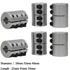 CNC Shaft Coupling Rigid Clamp Jaw Coupler ID 4-22mm Motor shaft Joint Connector