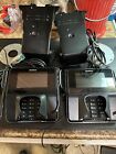 Lot of 2 VeriFone Mx915 Credit Card Terminal M177-409-01-R w/ Metal Stands