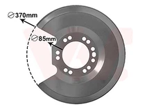 Van Wezel 1828373 splash panel, brake disc for Ford