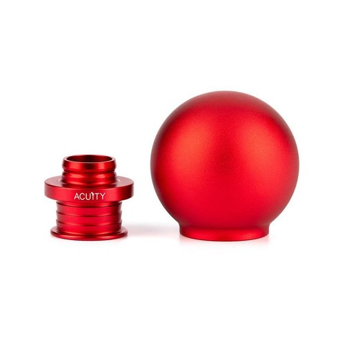 Perilla de cambio de bola de bajo perfil ACUITY POCO roja Acura RSX Honda Civic CRZ Accord Fit - Imagen 9 de 12