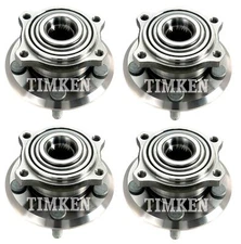Front and Rear Wheel Bearing & Hub Assembly Kit Timken For 300 Charger AWD 2009