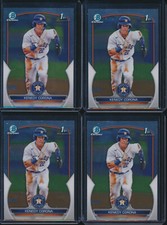 Lot of (4) KENEDY CORONA 1st 2023 Bowman Chrome Prospects ASTROS Rookie Card RC