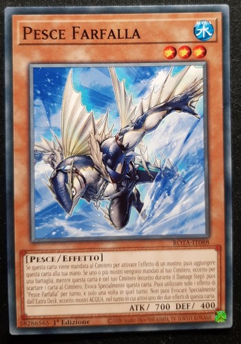 SCHMETTERLINGSFISCH auf Italienisch ROTA-IT088 Gemeinde YUGIOH