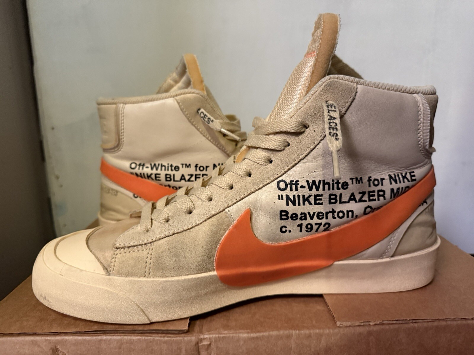 OFF WHITE X NIKE Blazer Nike X Off White All Hallows Eve taglia 13 M