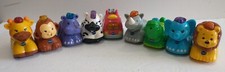 Vtech Go Smart Wheels 8 Zoo Animals w Fire Engine Tested Ok Dirty Loose