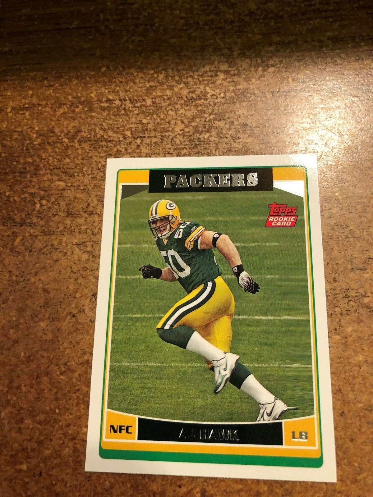 2006 Topps Football  # 360 AJ Hawk RC