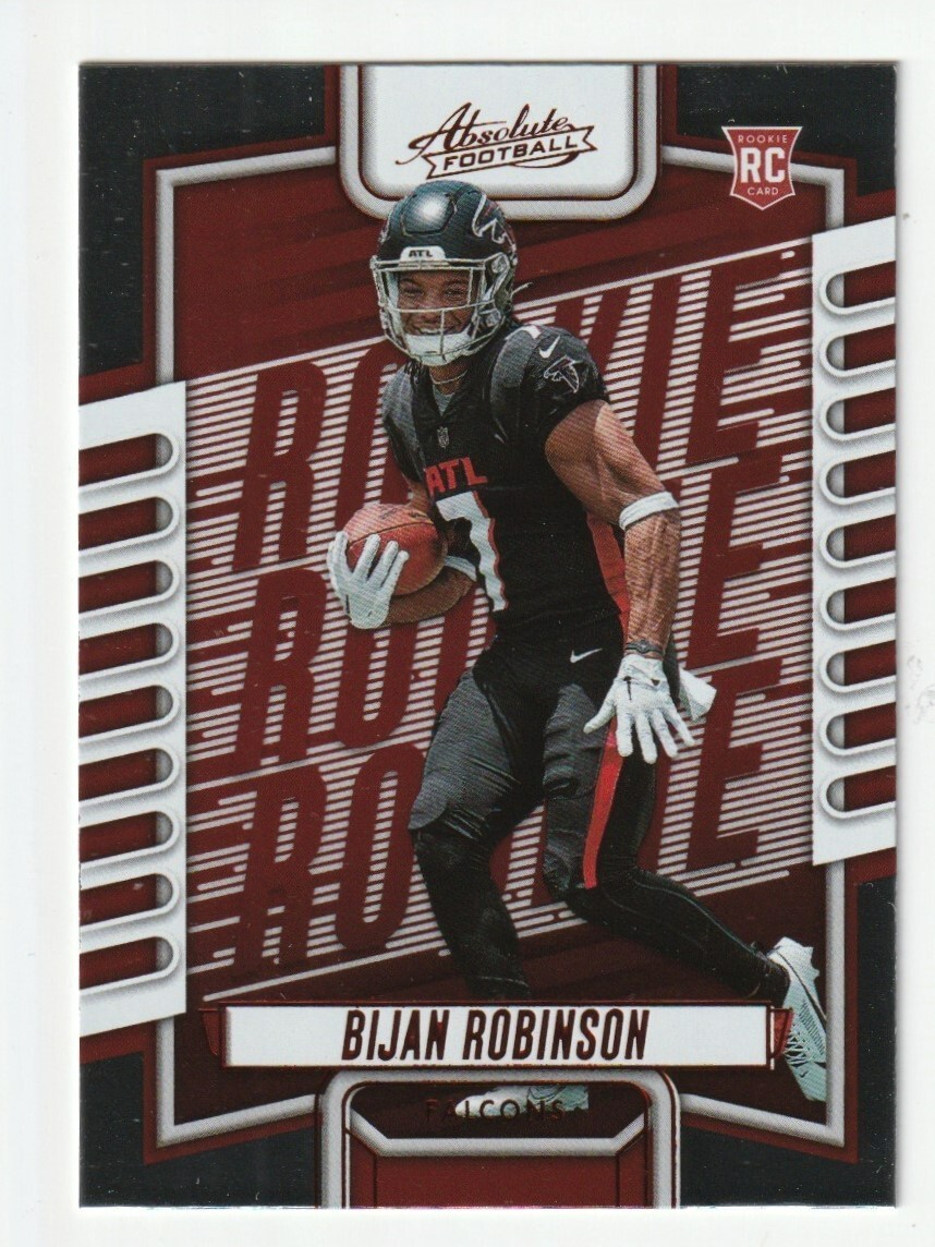 2023 Panini Absolute - Rookies #106 Bijan Robinson (RC) Red Foil