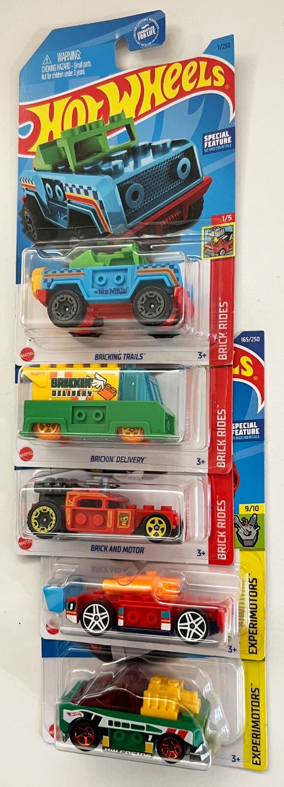 Hot Wheels BRICK RIDES & Brick-Themed Diecast Cars Set of 5 HTF | eBay