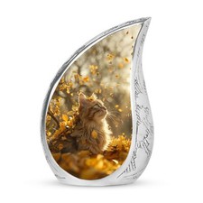 Autumn Glow Cat Urn For Ashes For Women - Urn For Ashes Adult Male