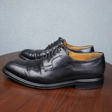Mezland Delray Shoes Mens 10M Black Leather Split Toe Derby Dress Oxford