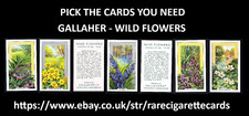 GALLAHER - WILD FLOWERS - PICK THE CARDS YOU NEED