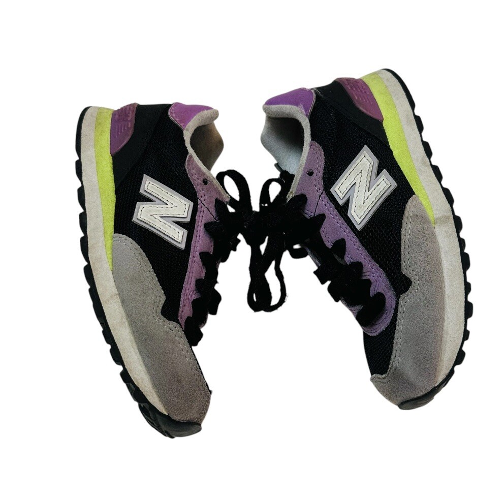 New Balance Kid's 515 Lace-Up Shoe Grey Suede Purpo l Toldder Kids