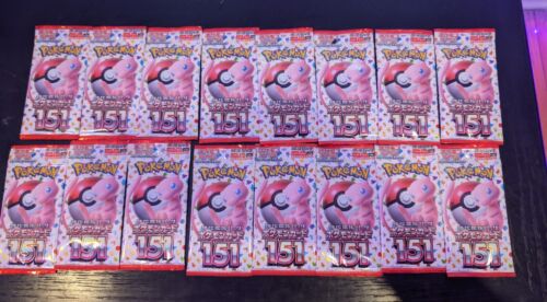 Scarlet & Violet - 151 Sealed Booster 16 Packs  JAPANESE - FREE SHIPPING - Picture 1 of 2