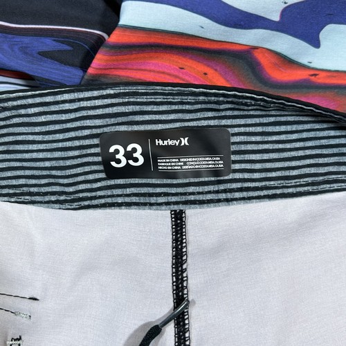 Hurley Mens Phantom VooDoo 20" Board Shorts Swim Surf Trunks 33 Oil Slick - Picture 8 of 8