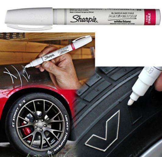 White OilBased Lettering Waterproof Permanent Paint