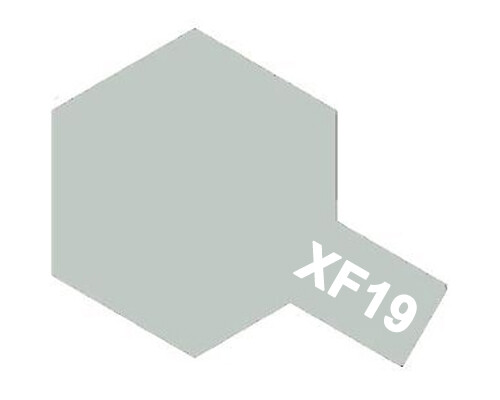 Tamiya 81719 Matt Acrylic Paint XF19 Sky Grey (10ml) modellismo