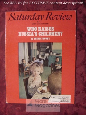 Saturday Review August 21 1971 FRANK GERVASI SUSAN JACOBY BENJAMIN