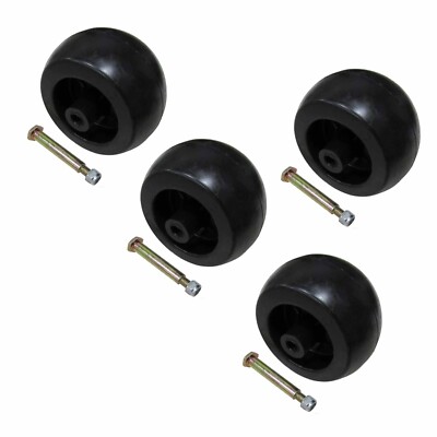 4-Pack Replacement Deck Wheels   Fits Husqvarna 133957, 539107610