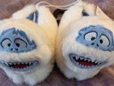 NEW RUDOLPH Abominable Snowman Slippers Plush Size 3 Kids Toddler
