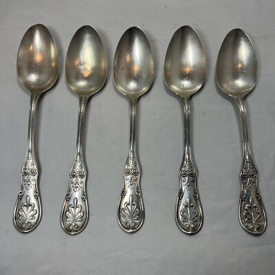 Set of (5) Tiffany & Co Sterling Silver Saratoga Spoons - 365