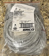 (10)- ERICO Speed Link 3mm Wire 2m LONG System SLK w/ Loop ERICO CADDY SLK3L2LP