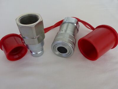 Hydraulic Plug Coupling Flat Sealing 250bar 1'' Female Thread BG4 Socket Connector