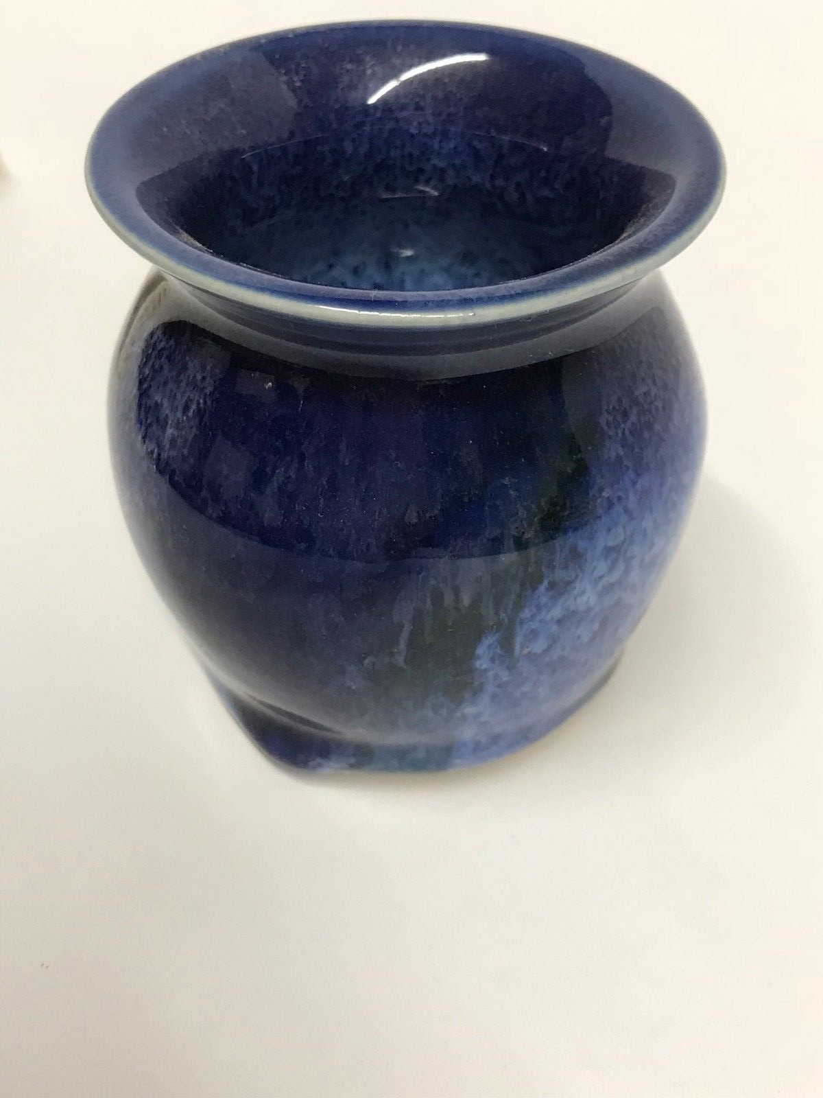 Vintage D. K. Clay Pottery Sanford NC Blue Drip Glaze eBay